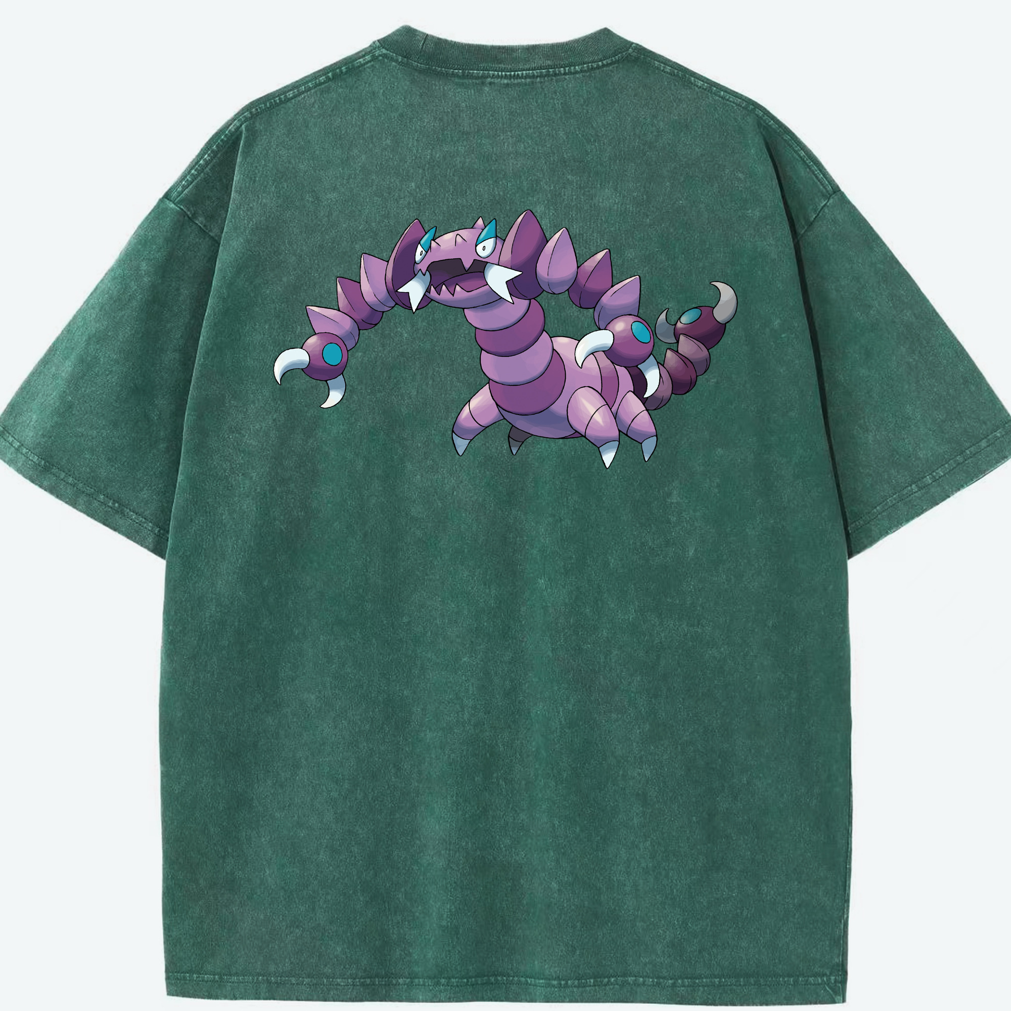 （画像用） ポケットモンスター Pokémon 綿100% ヴィンテージ風 半袖Tシャツ（背面プリント）
